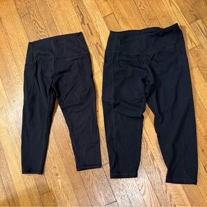 Black High-Waisted Leggings